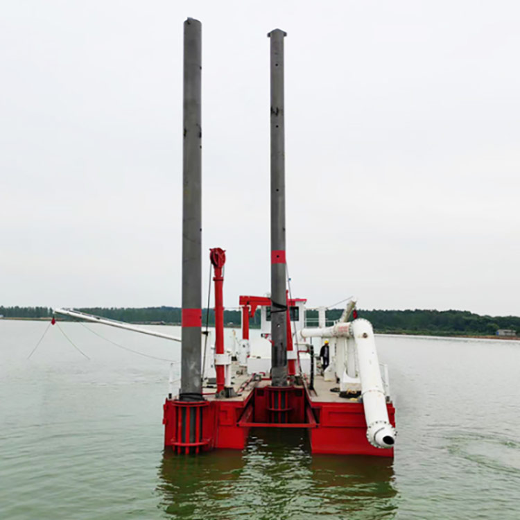 Pemotong Suction River Sand Dredge Mesin dengan Enjin Diesel Cummins