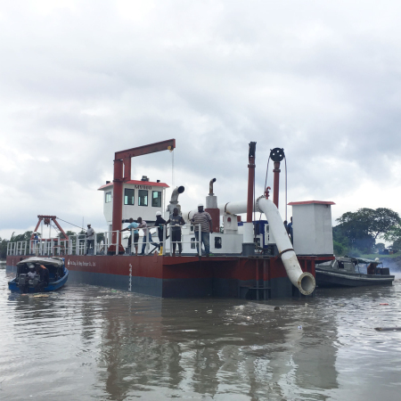 Pengorek Sedutan Pemotong Resilting Sungai